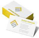 Colored edge business card printing